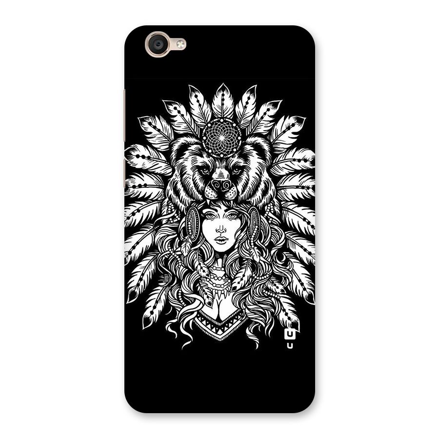 Girl Pattern Art Back Case for Vivo Y55