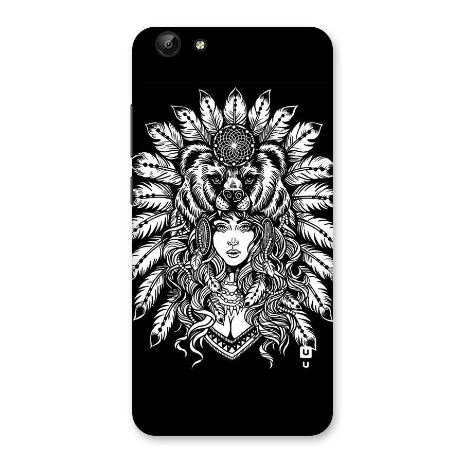 Girl Pattern Art Back Case for Vivo Y69