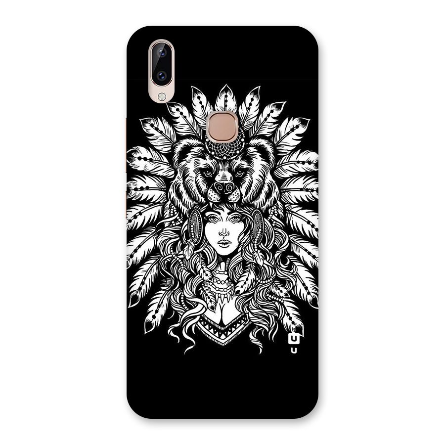 Girl Pattern Art Back Case for Vivo Y83 Pro