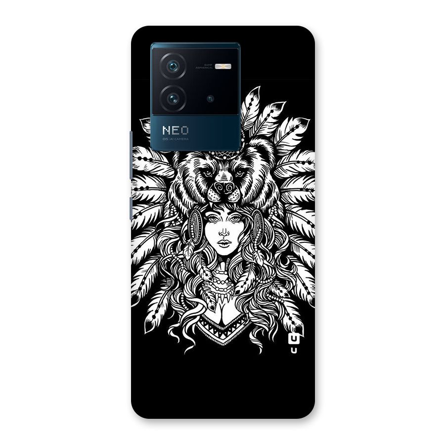 Girl Pattern Art Back Case for Vivo iQOO Neo 6 5G