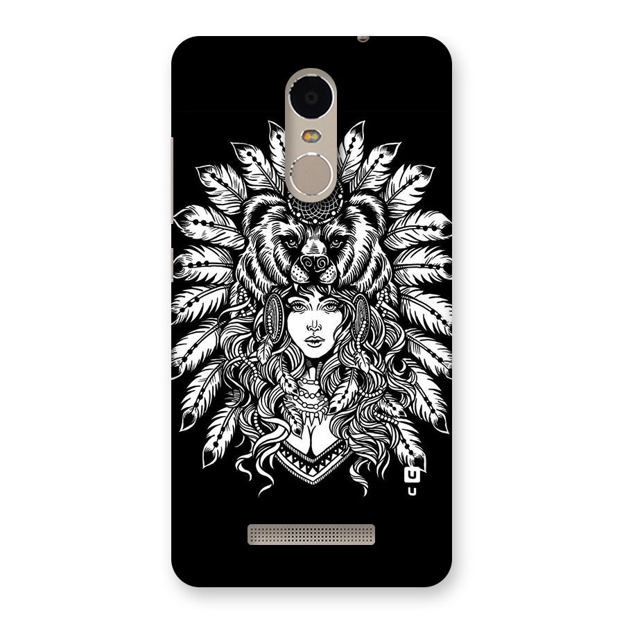 Girl Pattern Art Back Case for Xiaomi Redmi Note 3