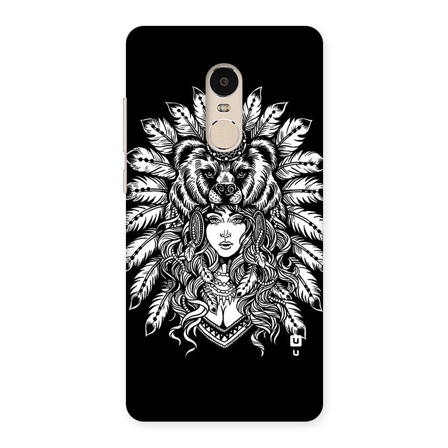 Girl Pattern Art Back Case for Xiaomi Redmi Note 4