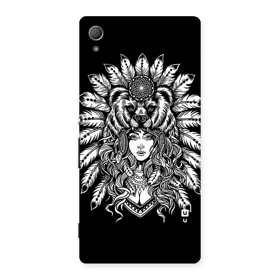 Girl Pattern Art Back Case for Xperia Z4