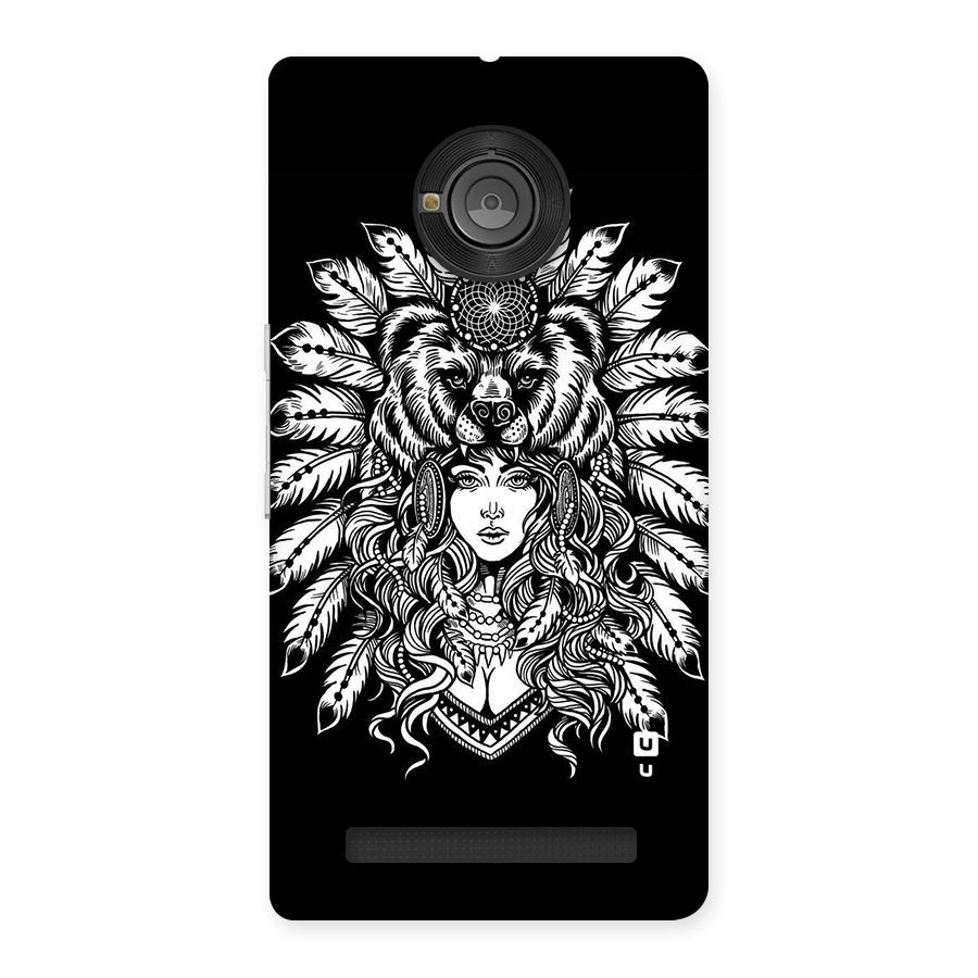 Girl Pattern Art Back Case for Yu Yunique