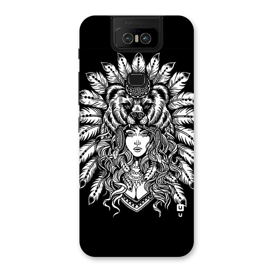 Girl Pattern Art Back Case for Zenfone 6z