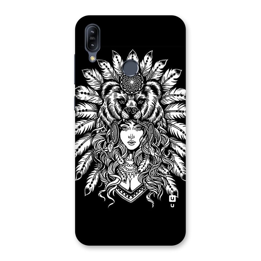 Girl Pattern Art Back Case for Zenfone Max M2