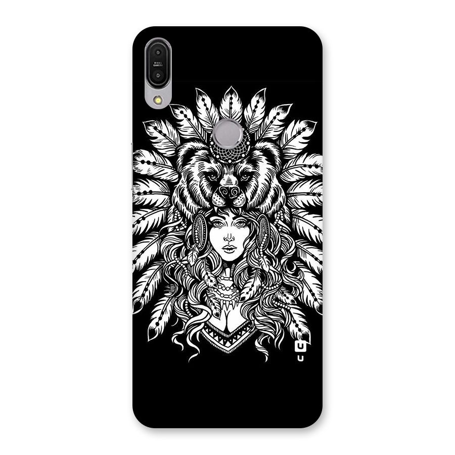 Girl Pattern Art Back Case for Zenfone Max Pro M1