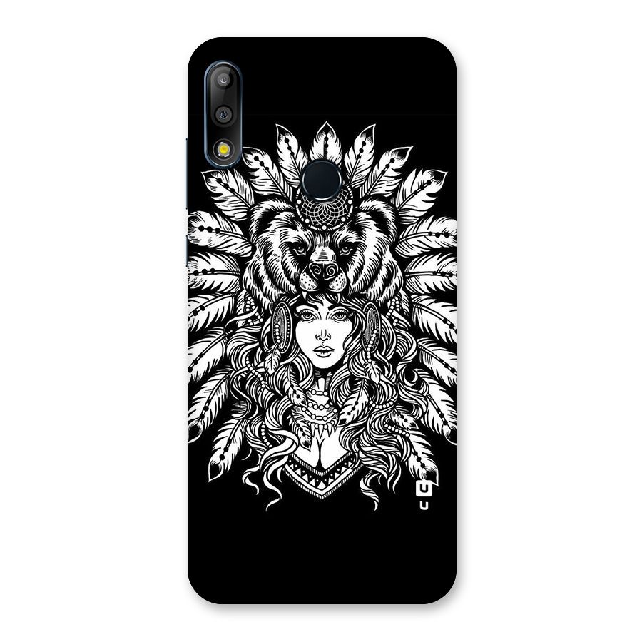 Girl Pattern Art Back Case for Zenfone Max Pro M2