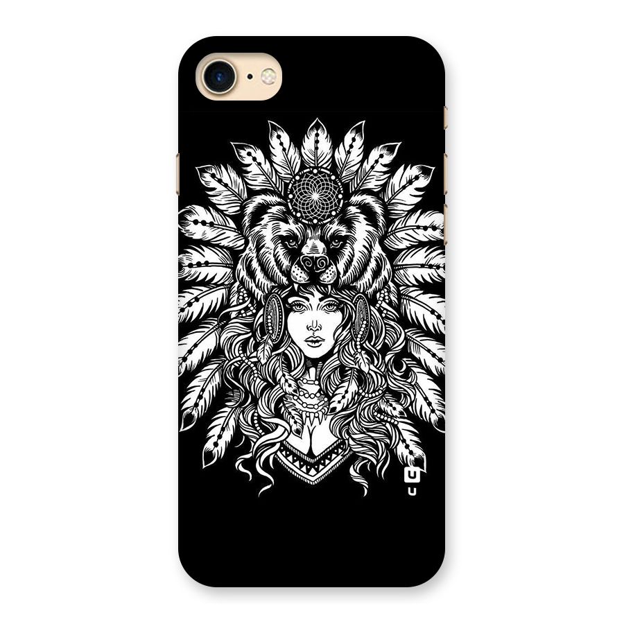 Girl Pattern Art Back Case for iPhone 7