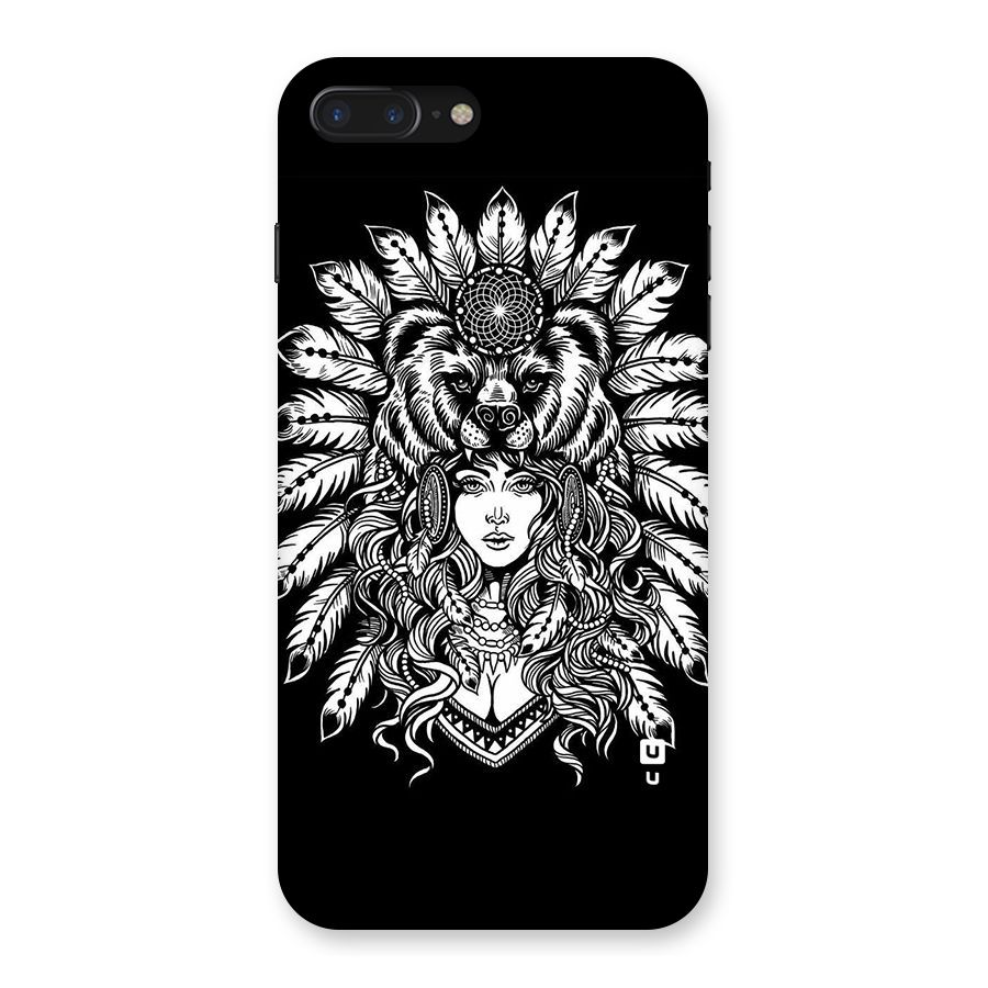 Girl Pattern Art Back Case for iPhone 7 Plus