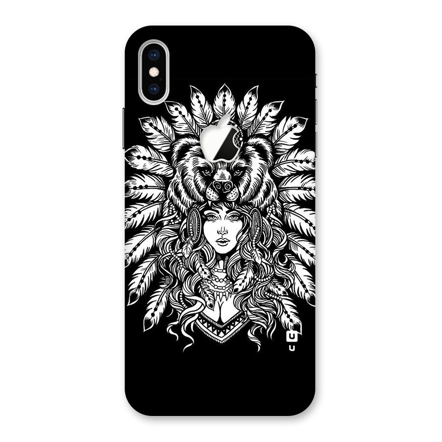 Girl Pattern Art Back Case for iPhone XS Max Apple Cut