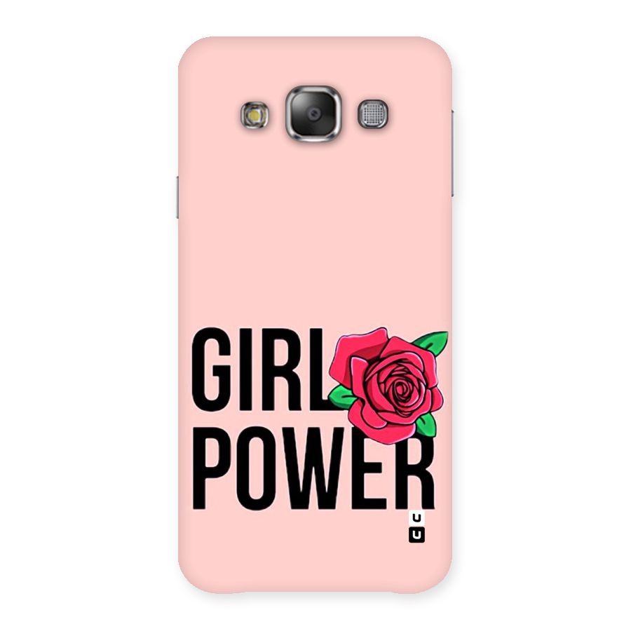 Girl Power Back Case for Galaxy E7
