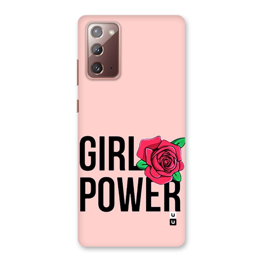 Girl Power Back Case for Galaxy Note 20