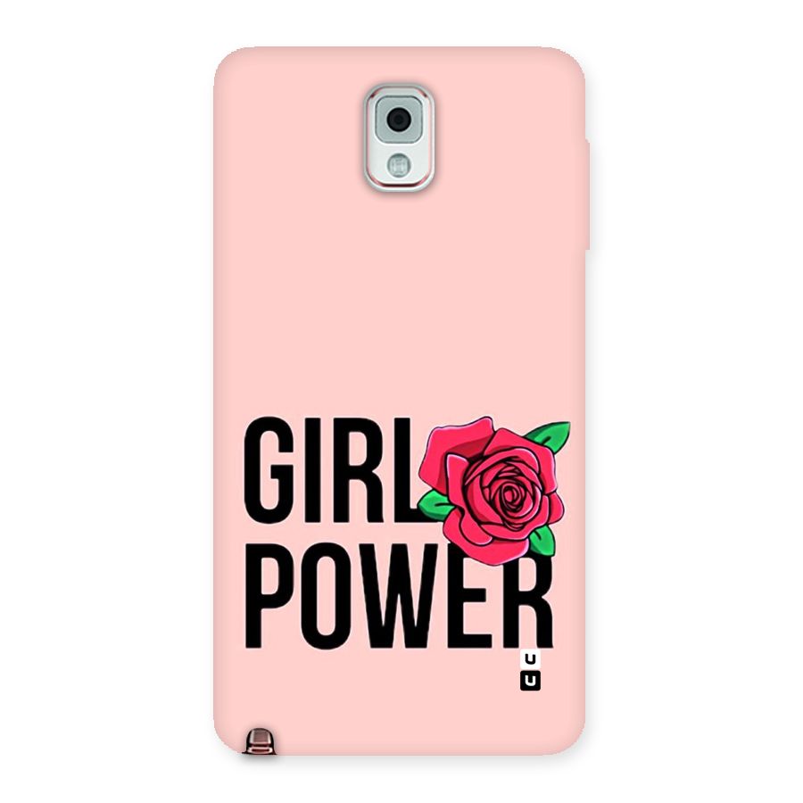 Girl Power Back Case for Galaxy Note 3