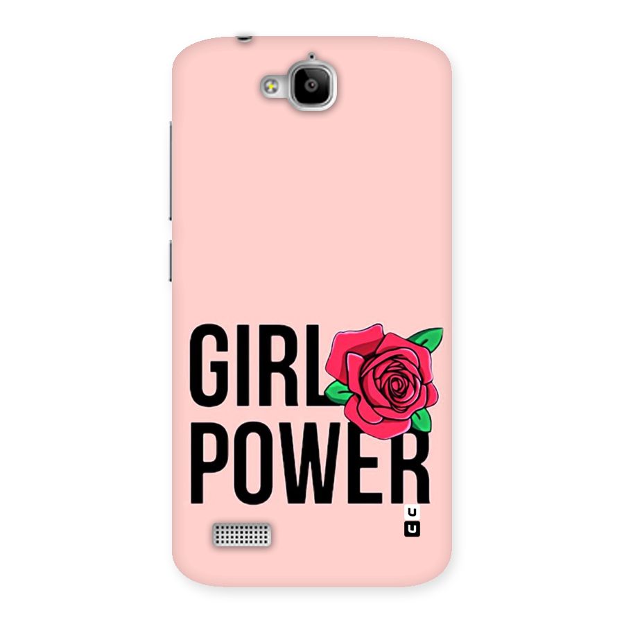 Girl Power Back Case for Honor Holly