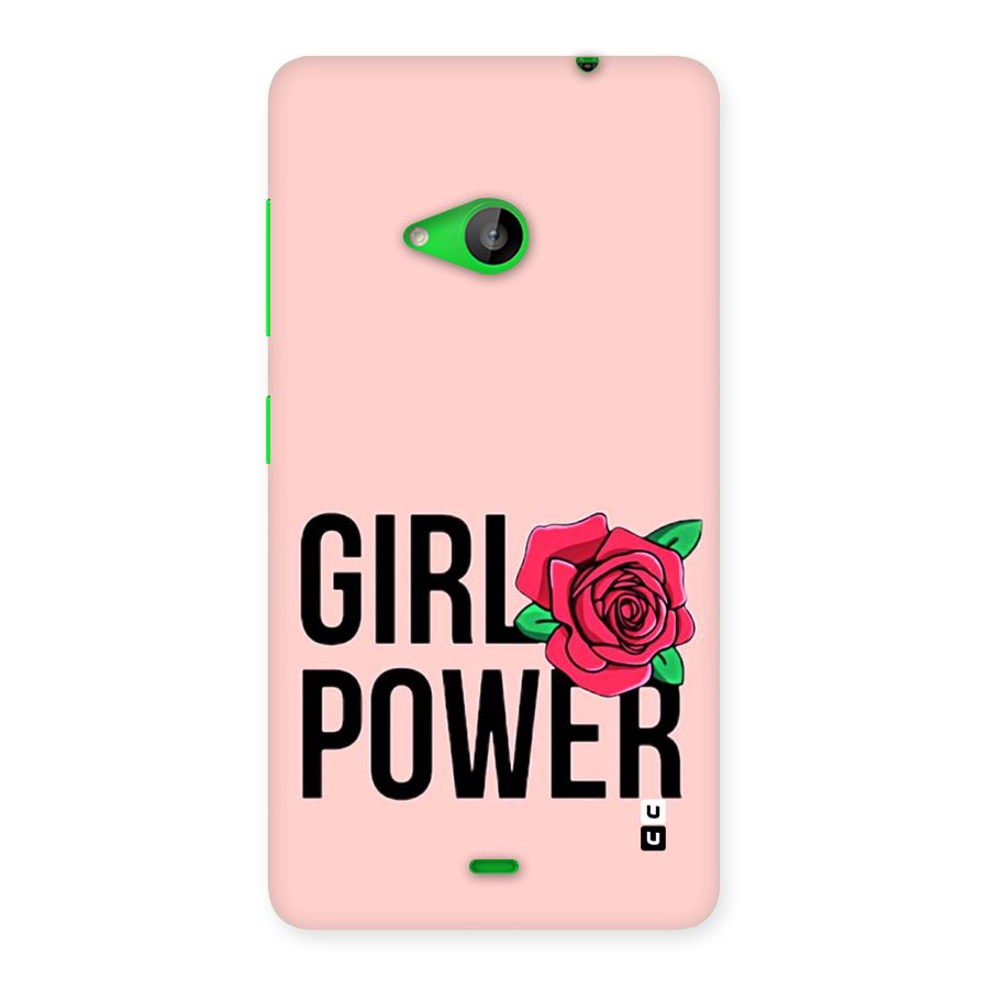 Girl Power Back Case for Lumia 535