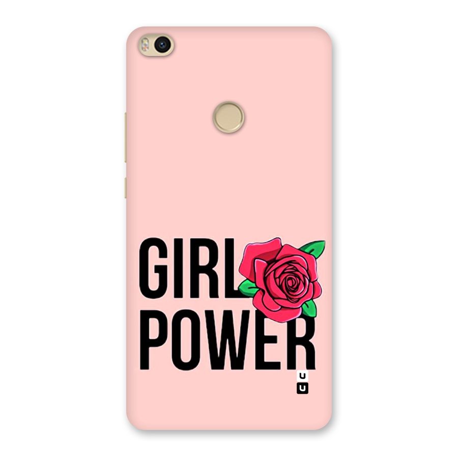 Girl Power Back Case for Mi Max 2