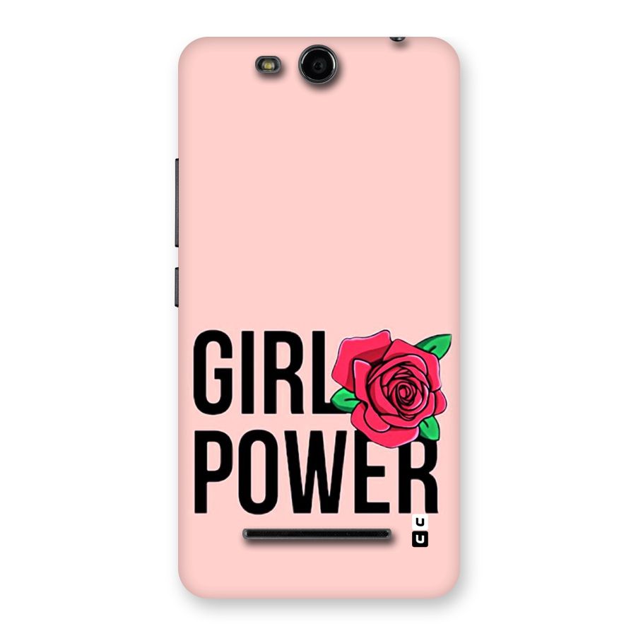 Girl Power Back Case for Micromax Canvas Juice 3 Q392