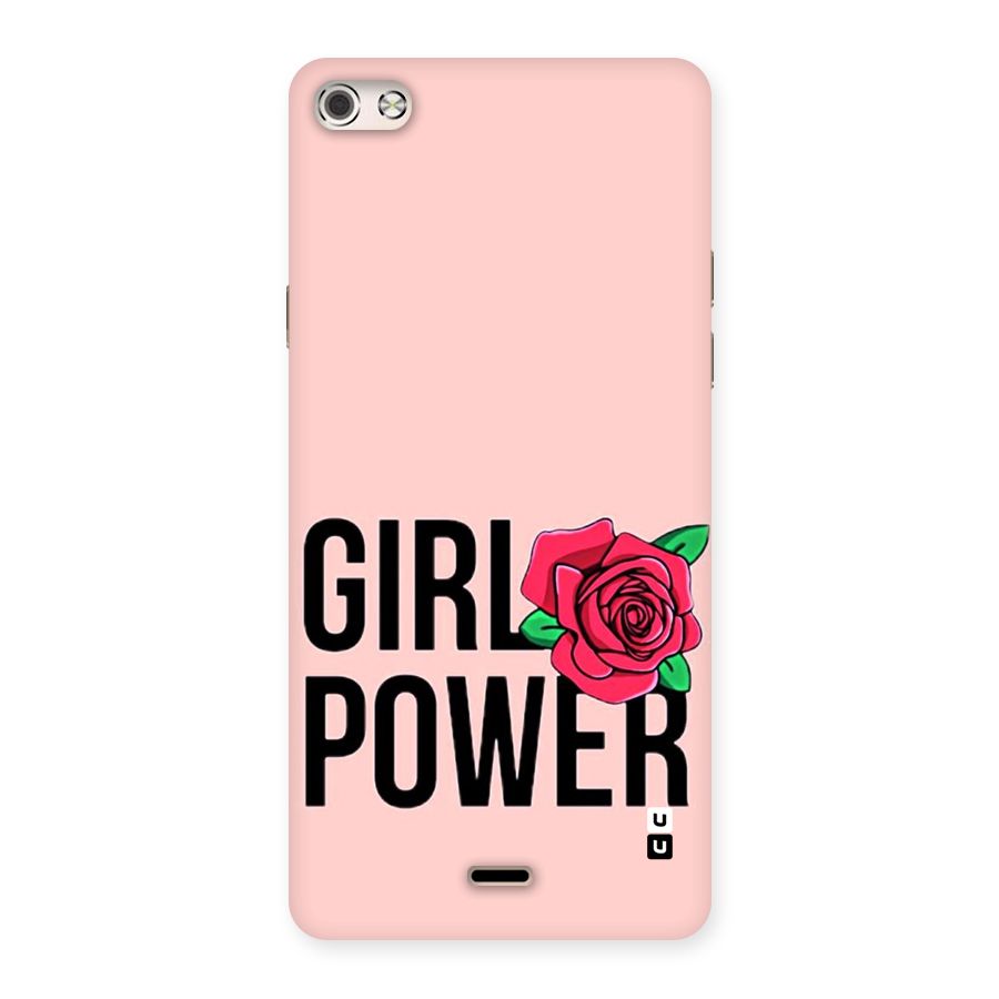 Girl Power Back Case for Micromax Canvas Silver 5