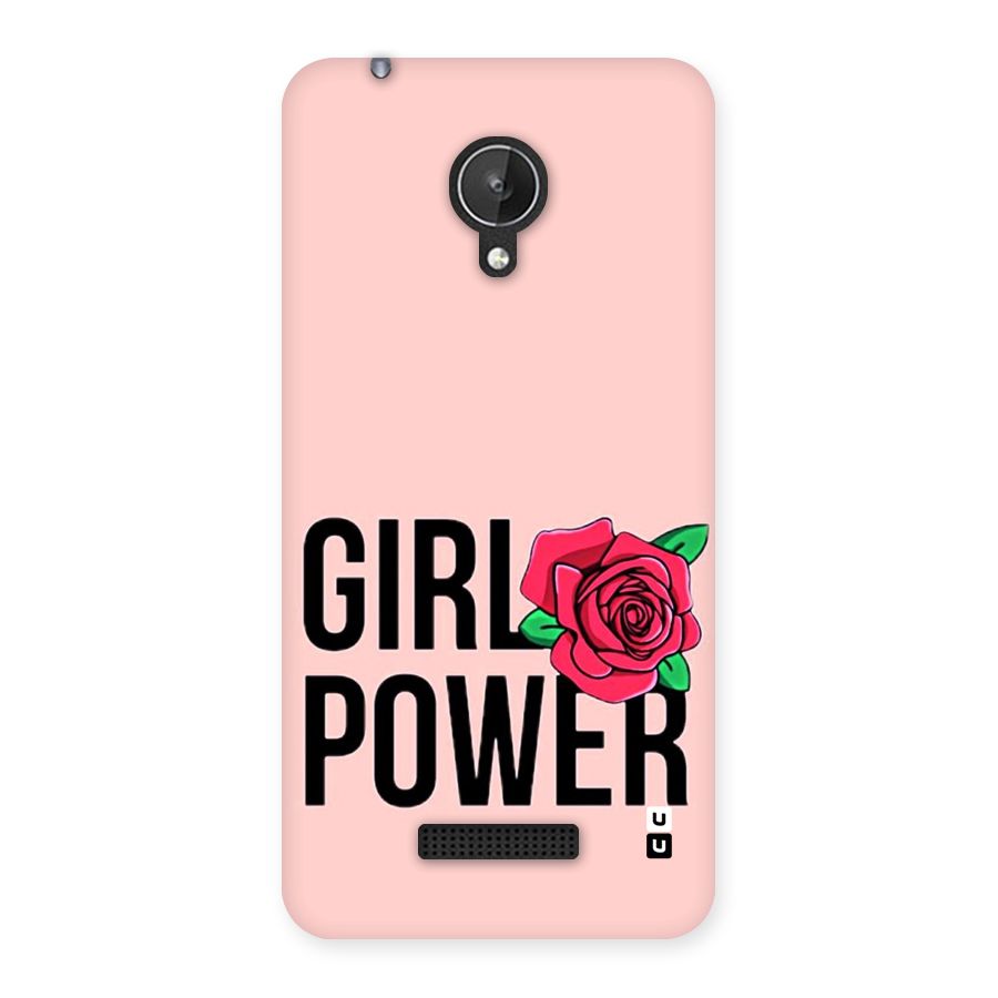 Girl Power Back Case for Micromax Canvas Spark Q380