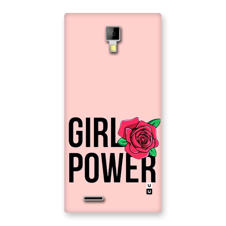 Girl Power Back Case for Micromax Canvas Xpress A99