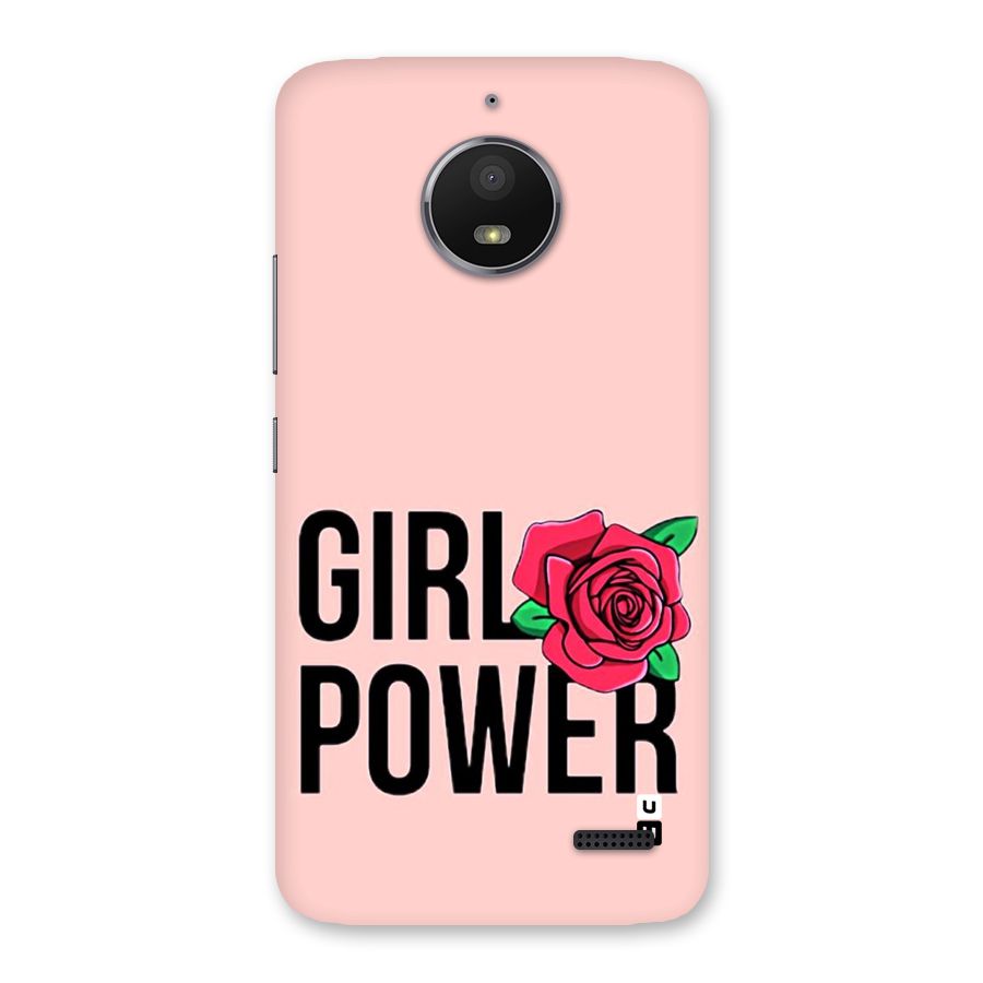 Girl Power Back Case for Moto E4