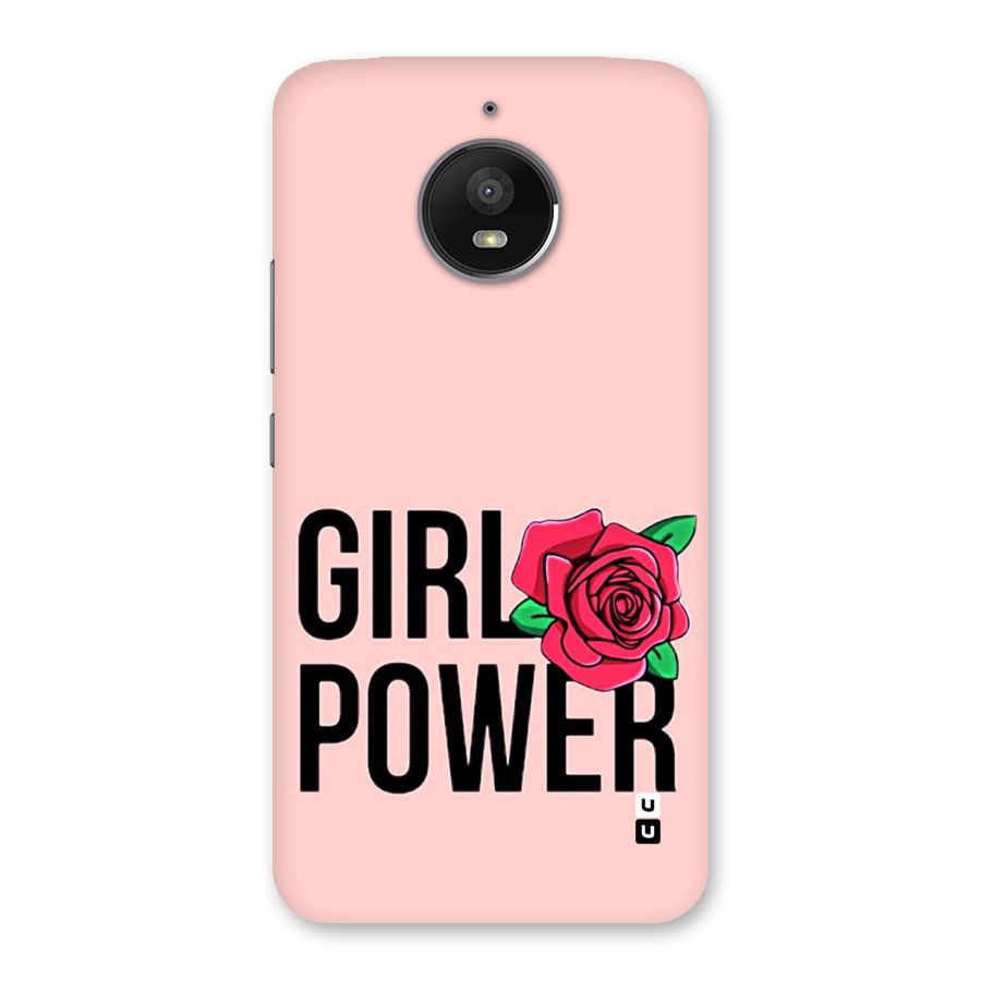 Girl Power Back Case for Moto E4 Plus
