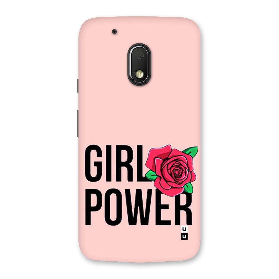 Girl Power Back Case for Moto G4 Play