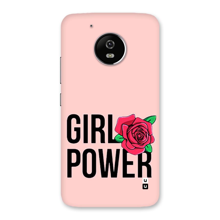 Girl Power Back Case for Moto G5