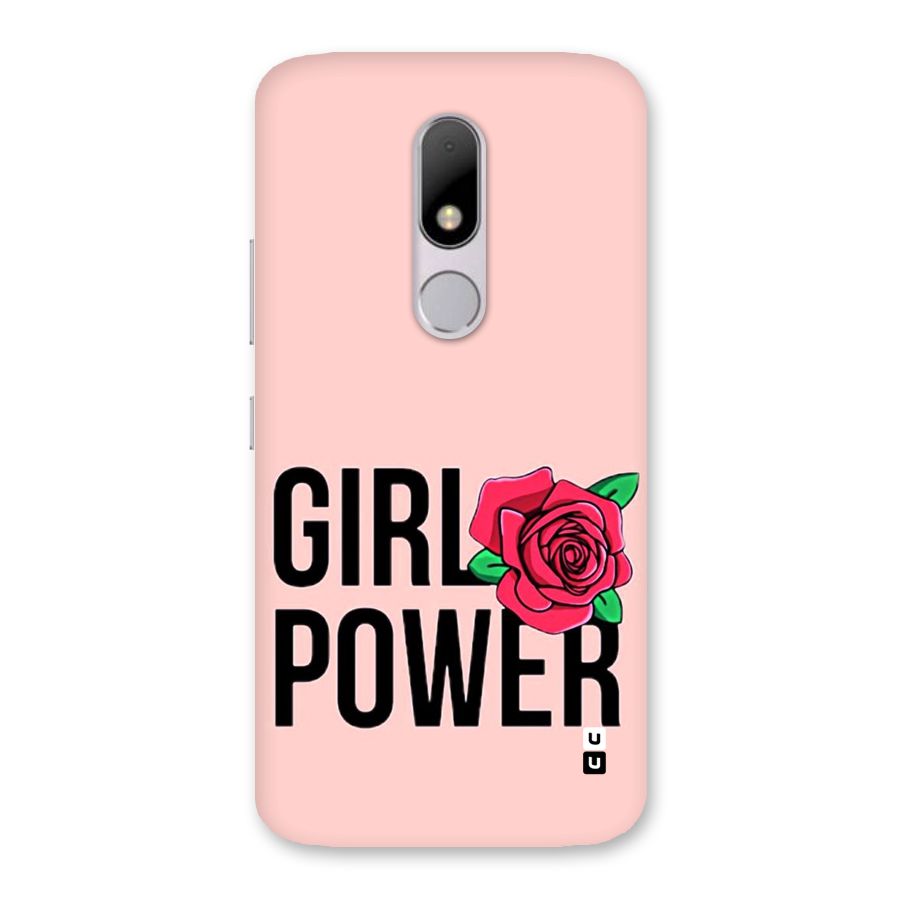 Girl Power Back Case for Moto M