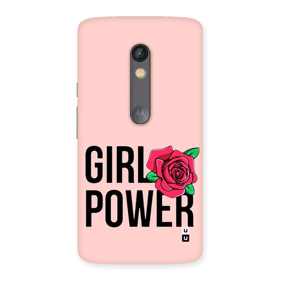 Girl Power Back Case for Moto X Play