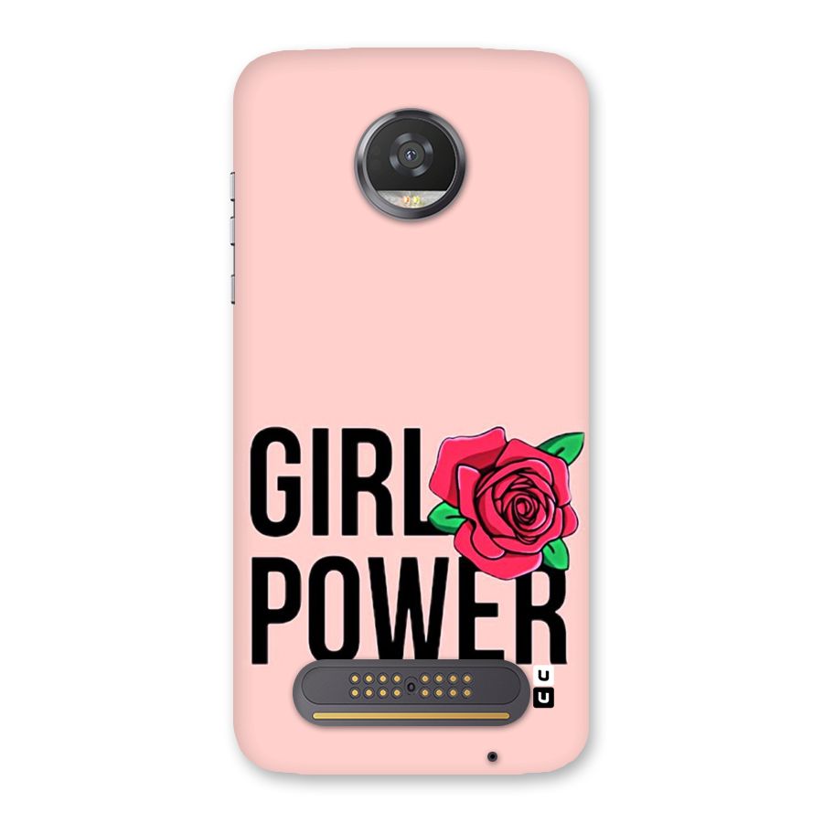 Girl Power Back Case for Moto Z2 Play