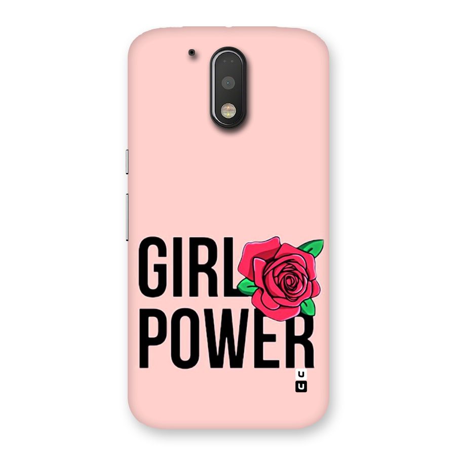 Girl Power Back Case for Motorola Moto G4 Plus