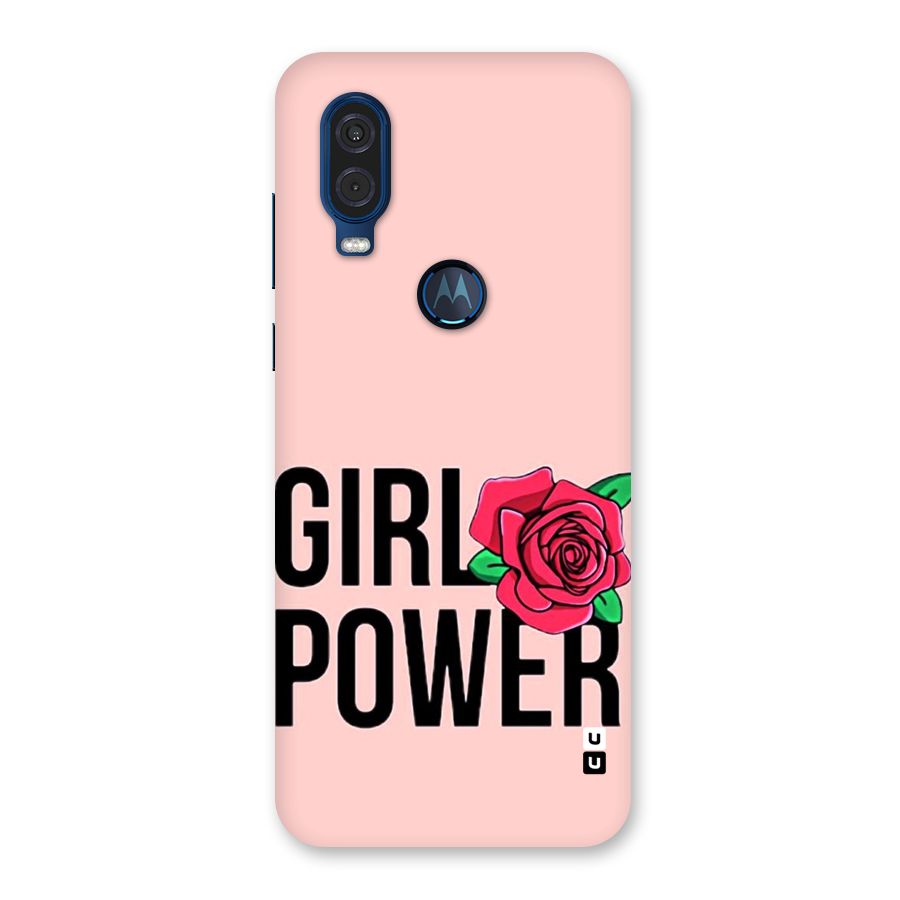 Girl Power Back Case for Motorola One Vision