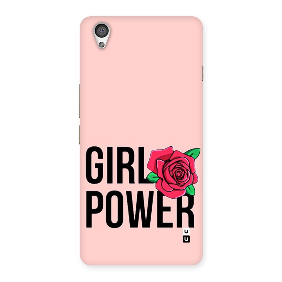 Girl Power Back Case for OnePlus X