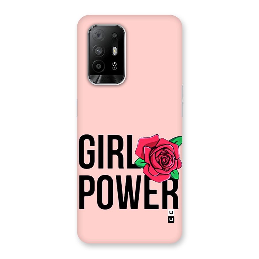 Girl Power Back Case for Oppo F19 Pro Plus 5G