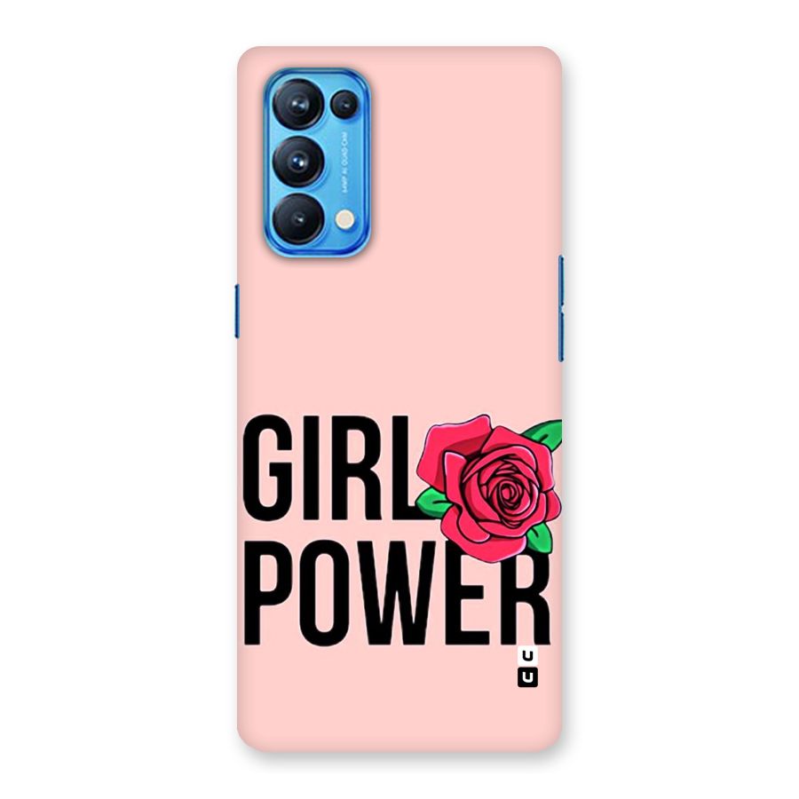 Girl Power Back Case for Oppo Reno5 Pro 5G
