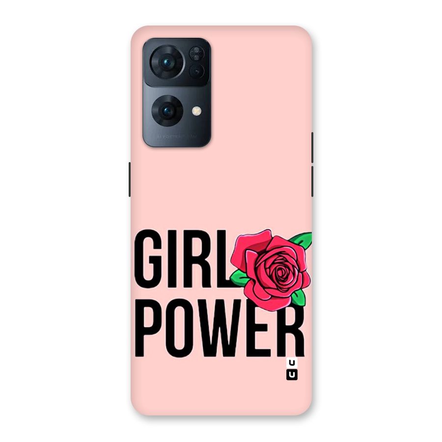 Girl Power Back Case for Oppo Reno7 Pro 5G