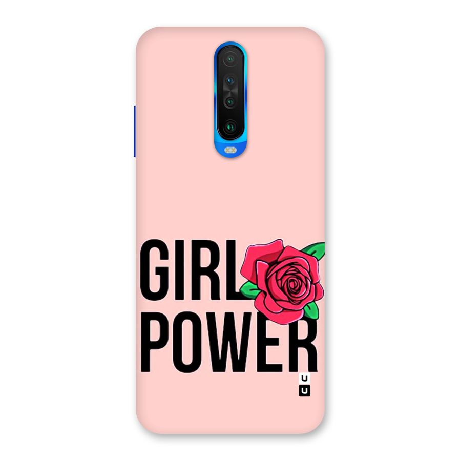 Girl Power Back Case for Poco X2