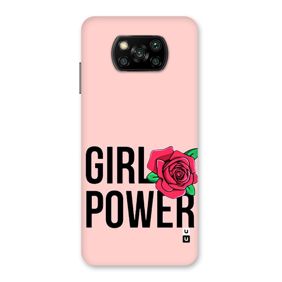 Girl Power Back Case for Poco X3