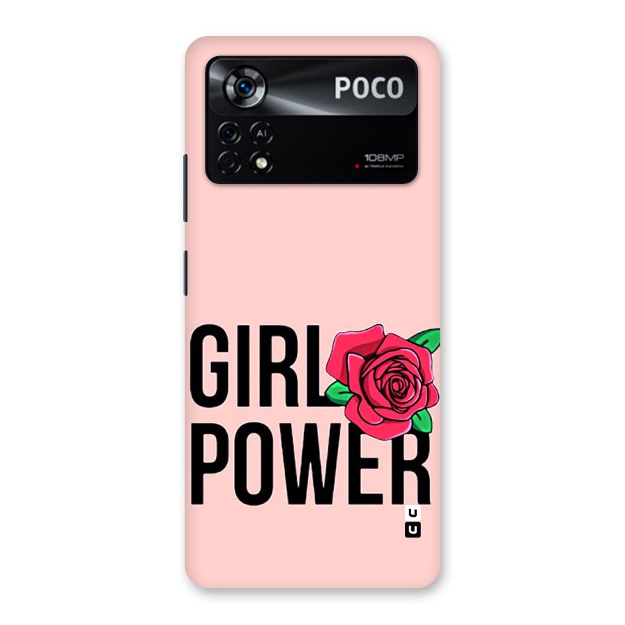 Girl Power Back Case for Poco X4 Pro 5G