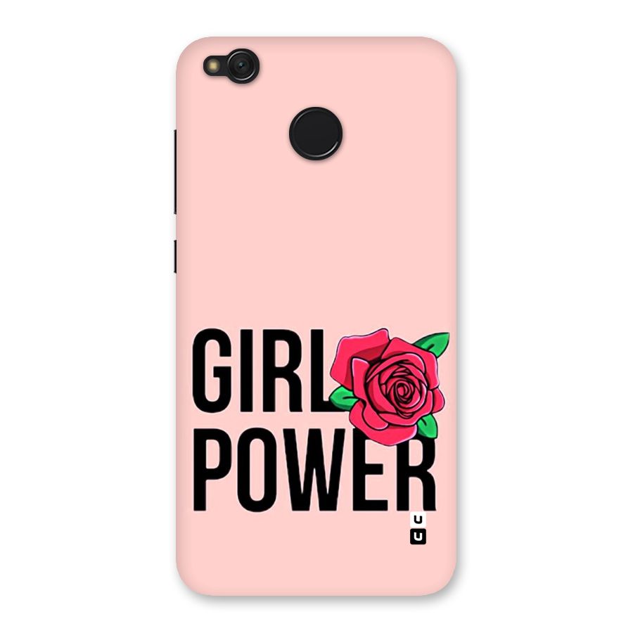 Girl Power Back Case for Redmi 4