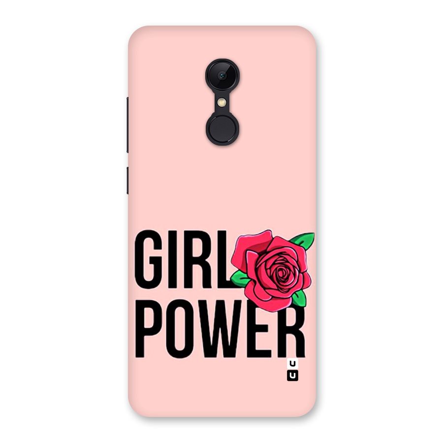 Girl Power Back Case for Redmi 5