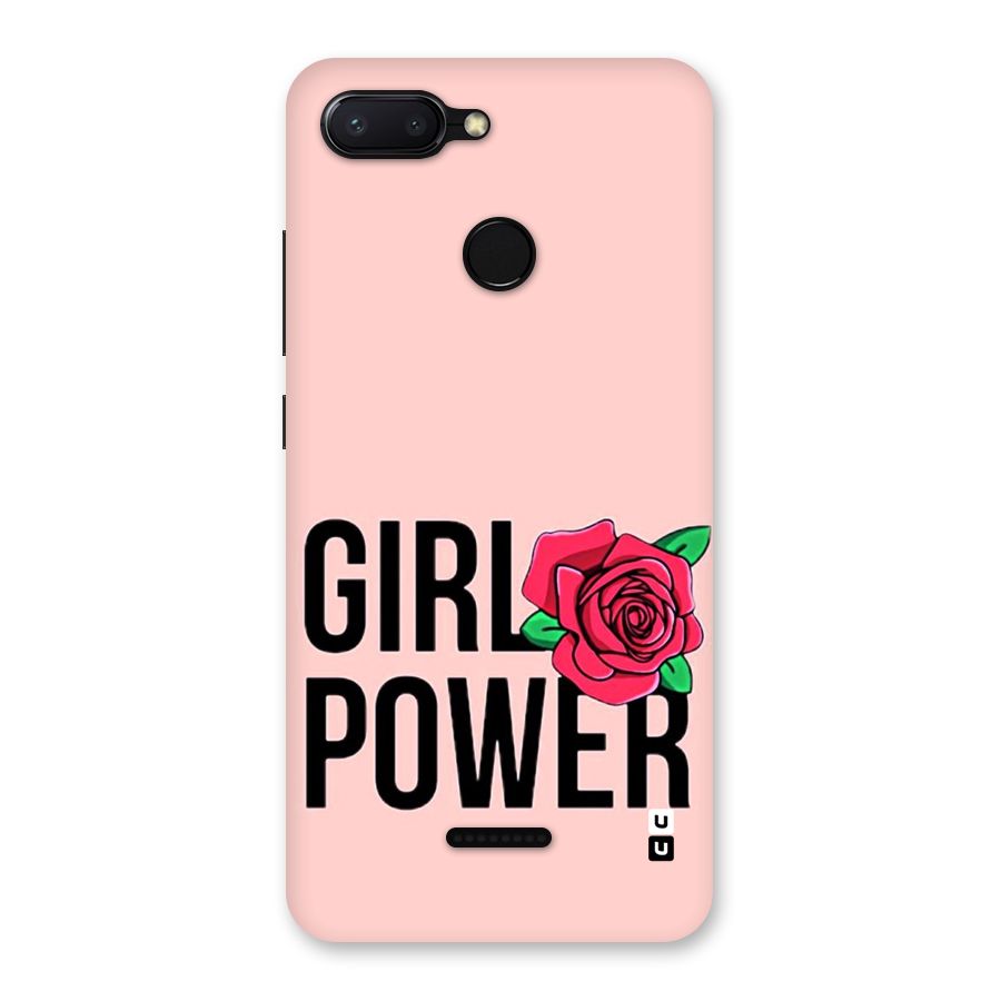 Girl Power Back Case for Redmi 6