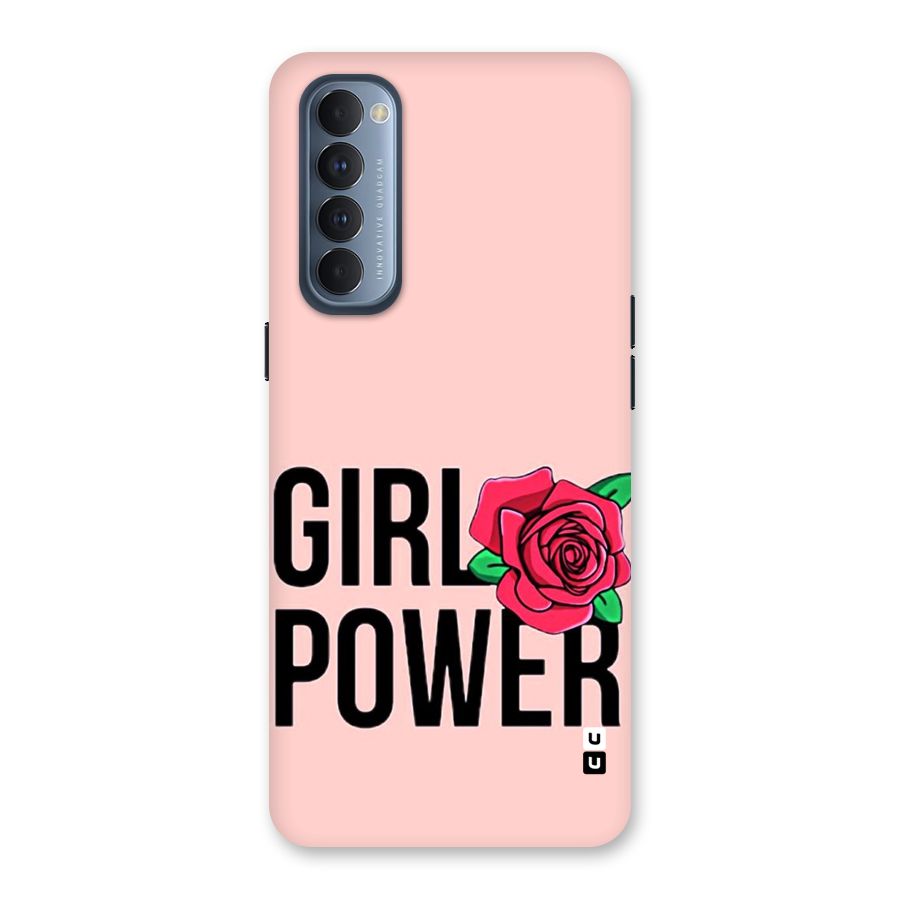 Girl Power Back Case for Reno4 Pro