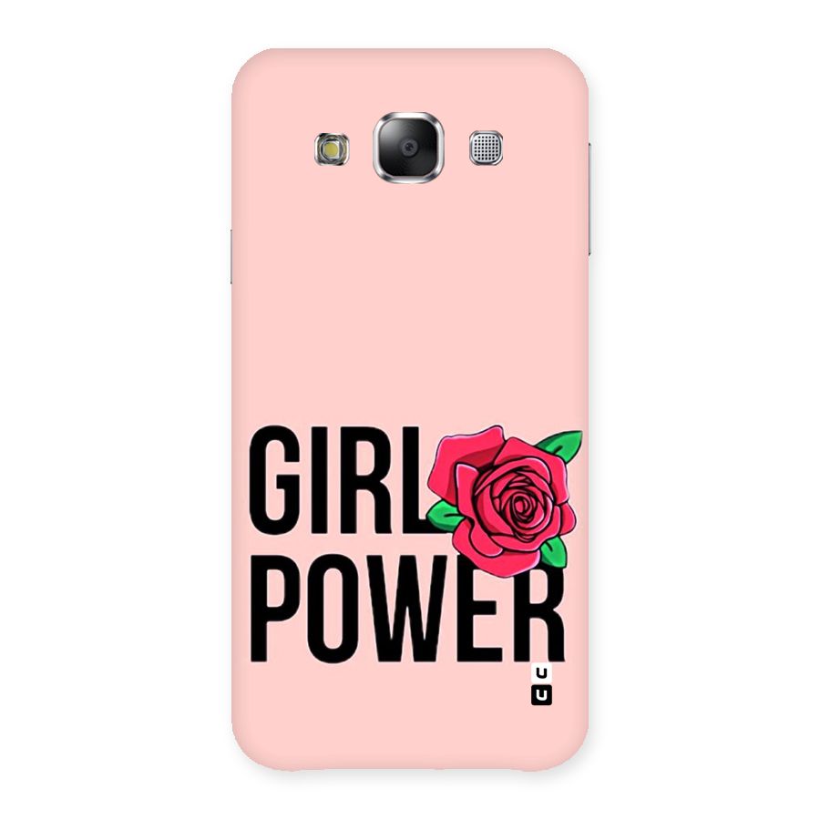 Girl Power Back Case for Samsung Galaxy E5
