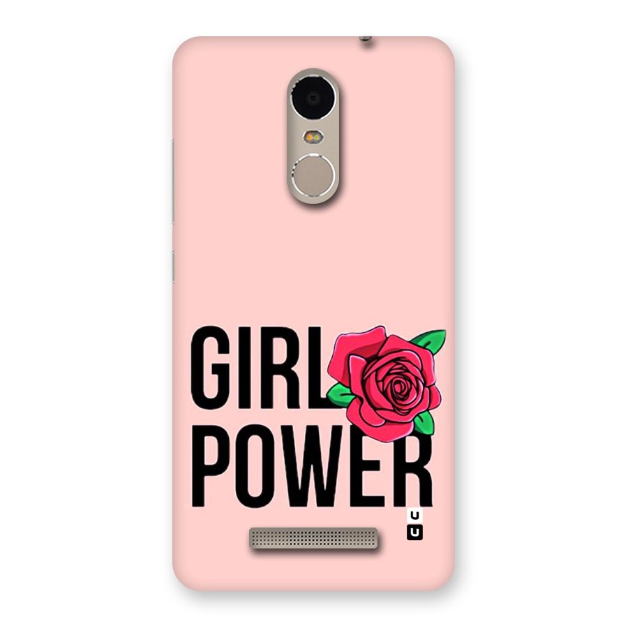Girl Power Back Case for Xiaomi Redmi Note 3