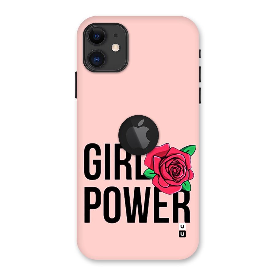 Girl Power Back Case for iPhone 11 Logo Cut