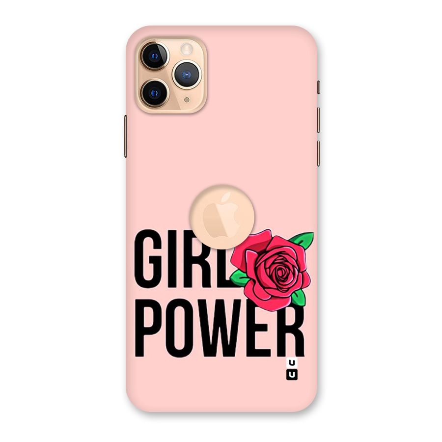 Girl Power Back Case for iPhone 11 Pro Max Logo Cut