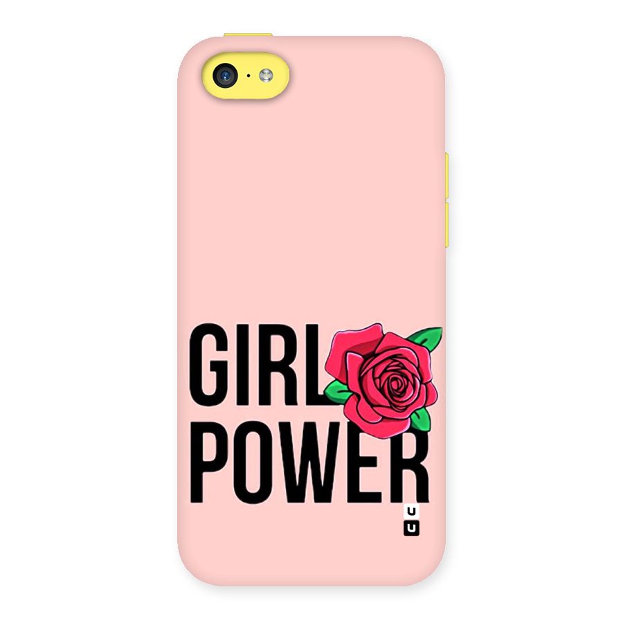 Girl Power Back Case for iPhone 5C